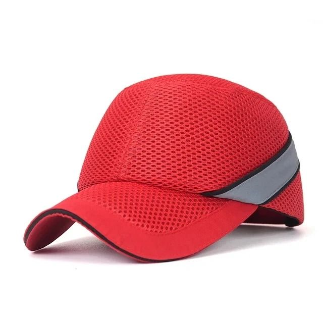 Hi Viz Mesh Bump Cap Baseball Style Safety Helmet