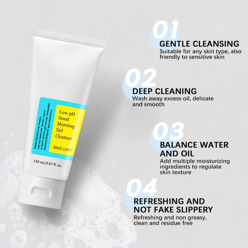 AVE LADY Gentle Facial Cleanser Oil Control, Moisturizing Whitening Foam, Exfoliating Face Wash for Deep Cleaning