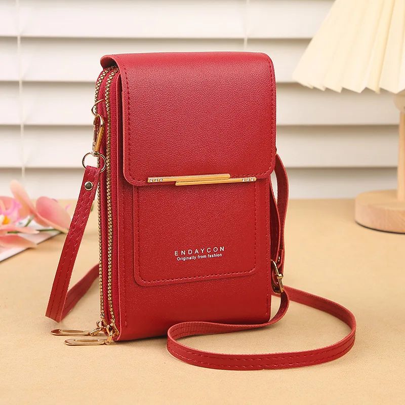 Touch Screen Phone Crossbody Bag Womens Card Holder Shoulder Bag