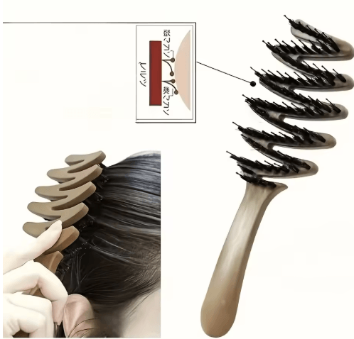 Anti Static Scalp Massage Brush Soft Ergonomic Hair Brush for Smooth Voluminous Hair