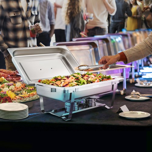 Stainless Steel Chafing Dish Set Qt Buffet Catering Food Warmer