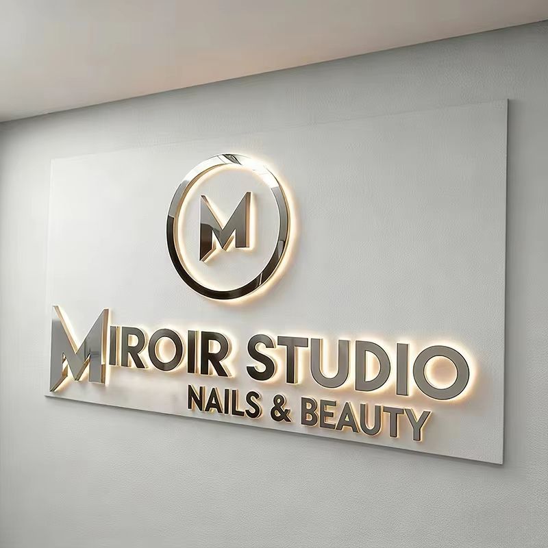 Custom 3D LED Backlit Shop Sign with Luminous Letters for Business Branding