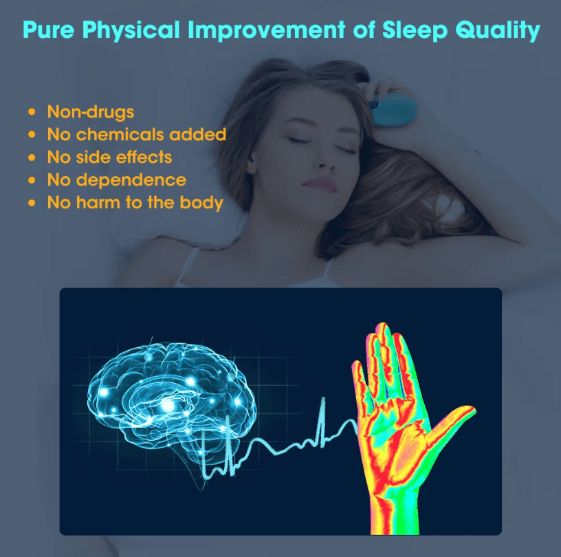 Handheld Micro Current Sleep Aid Device – Intelligent Sleep Help & Stress Relief Massager
