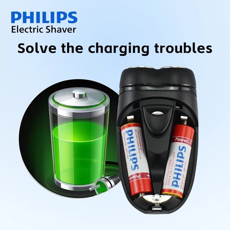 Philips PQ206 Electric Shaver with Floating Double Blades