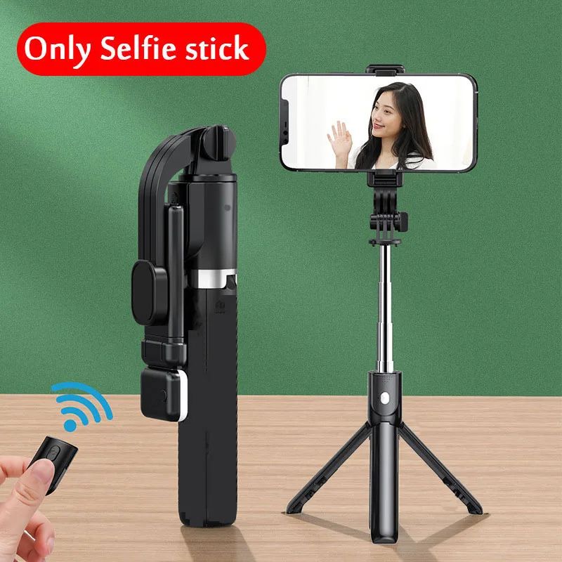 Bluetooth Selfie Stick Tripod with Light