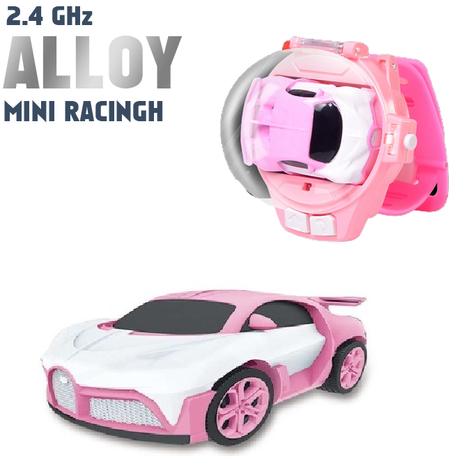 Mini Watch Car Parent Child Interaction, Remote Control Car Electric Alloy, Children's Watch Racing Toy Gift