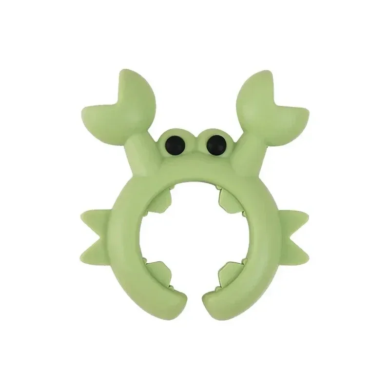 4/1PCS Silicone Spatula Rack, Small Crab Anti-Scalding Pot Clip, Universal Spoon Holder Clip, Overflow Shovel Rack