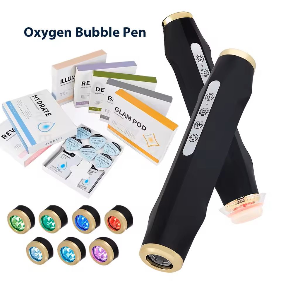 Portable Oxygen Bubble Facial Machine with CO2 Gel Skin Care Technology