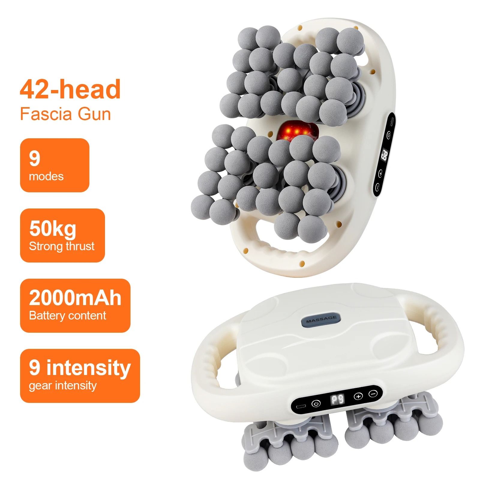 Product Name 22 Head Fascia Gun High Frequency Vibration Body Massage Gun