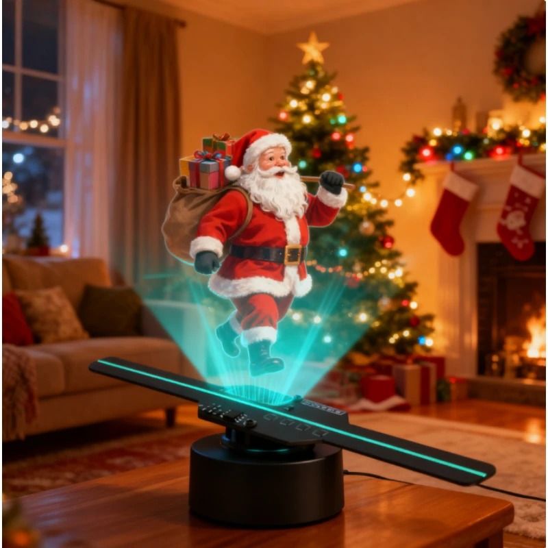 Portable 3D Holographic Projection Fan