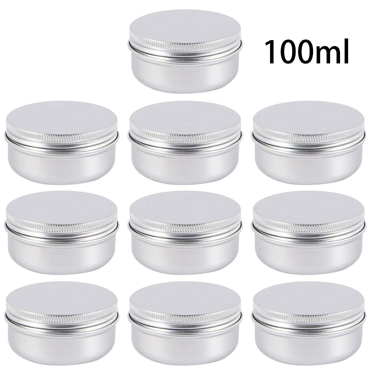 Refillable Aluminum Tin Container Set