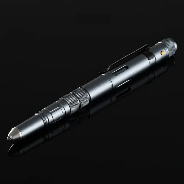 4 in 1 Tactical EDC Pen with Flashlight Glass Breaker and Bottle Opener