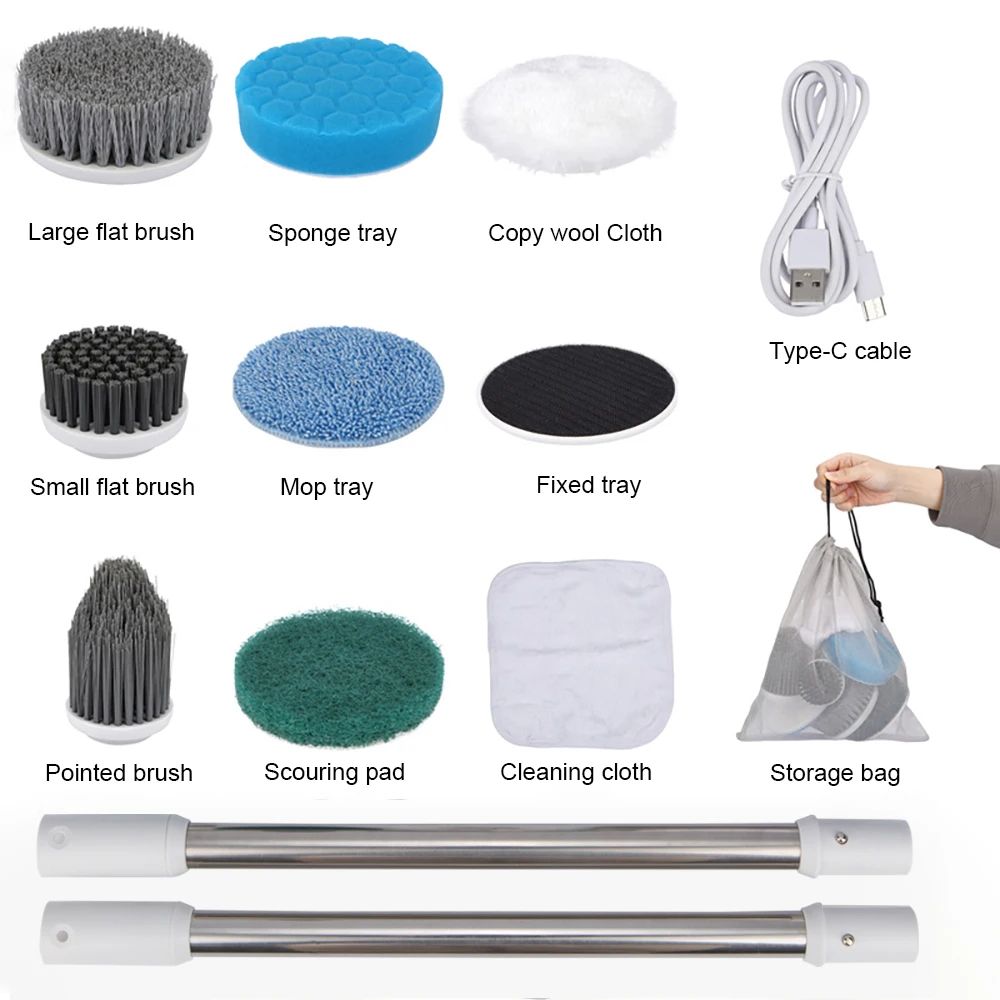 Wireless Electric Bathroom Cleaning Brush