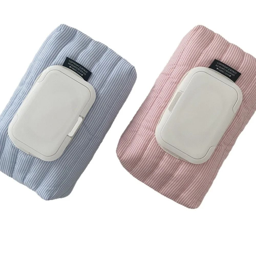 Striped Quilted Wet Wipe Pouch – Multipurpose Pull-Out Tissue Bag – High-Yield Sanitation Interaction Hub