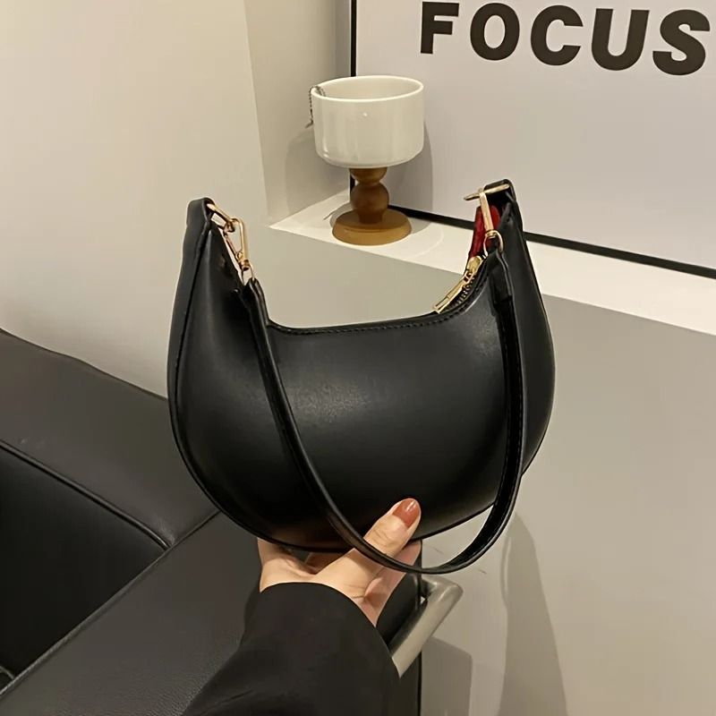 LunaCurve Moon Shaped Luxury Shoulder Bag for Women