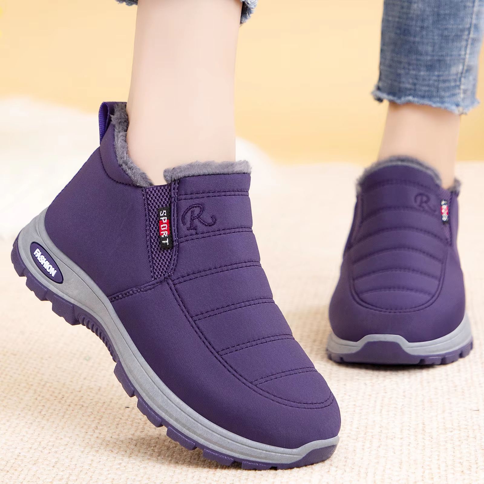 Women's High Top Fleece-Lined Winter Snow
