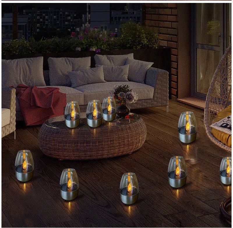 Solar LED Flameless Candle Light