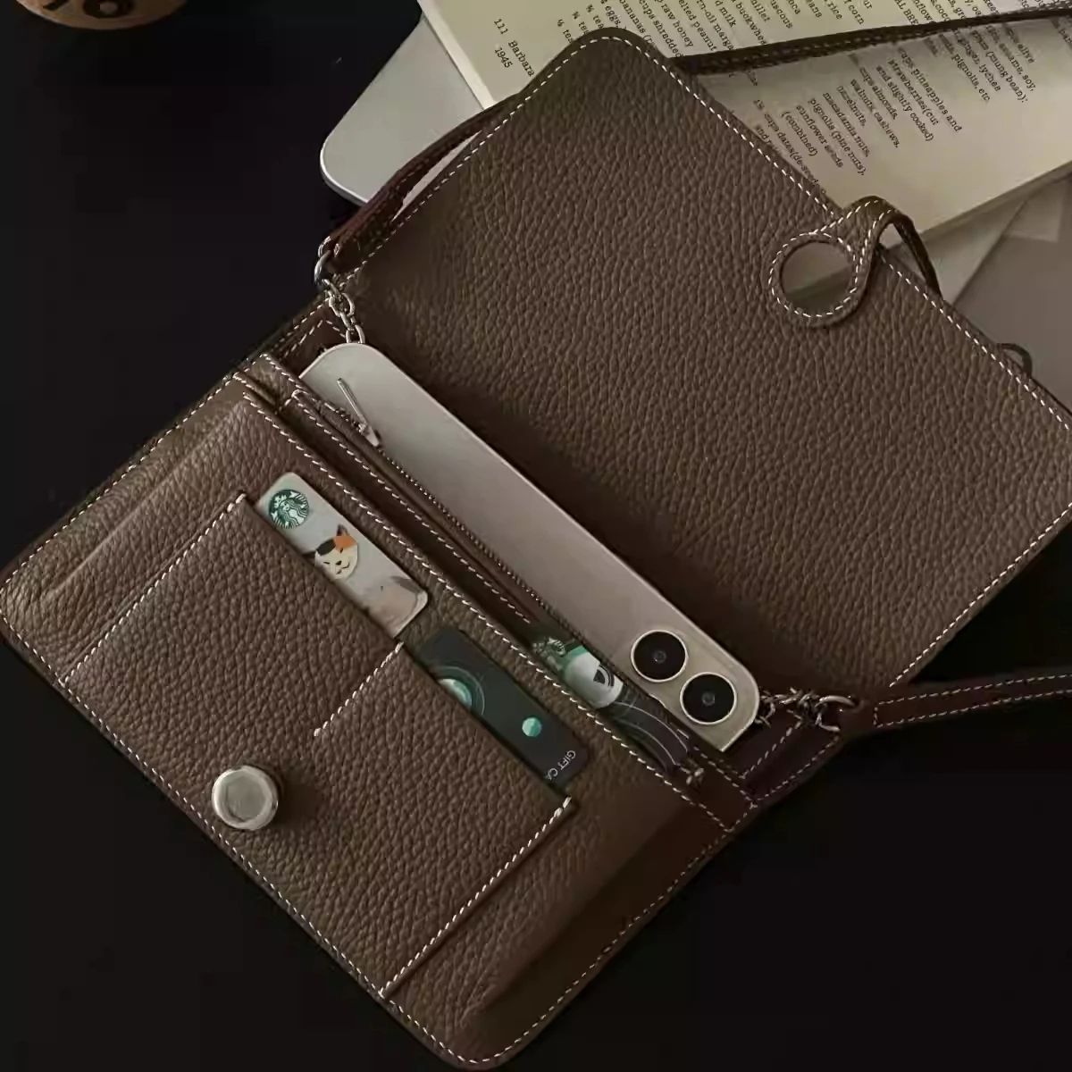 SmartCarry Crossbody Phone Wallet Purse with Card & Passport Storage