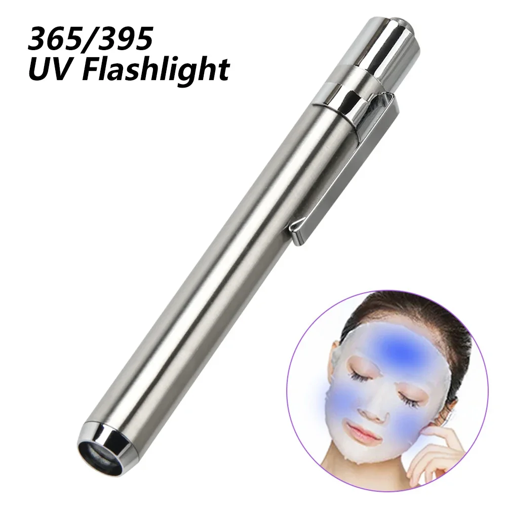 UV LED Flashlight for Medical & Cash Detection  Ultraviolet Light Mini Portable Torch