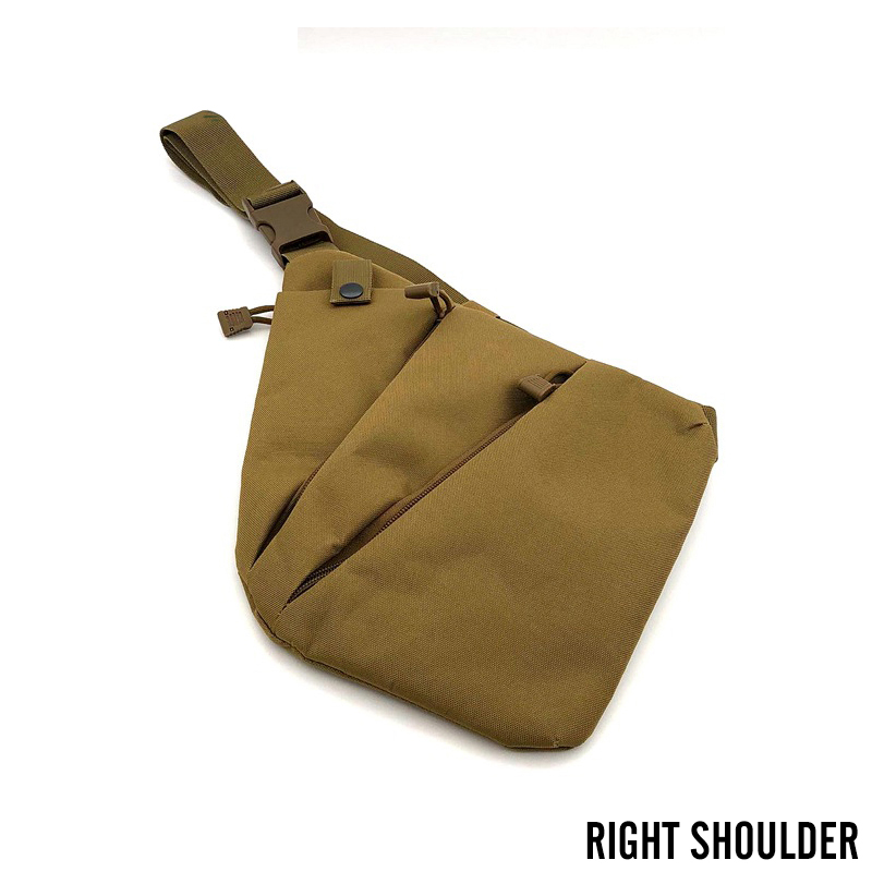 Concealed Carry Tactical Chest Bag Anti Theft Crossbody Holster Pack