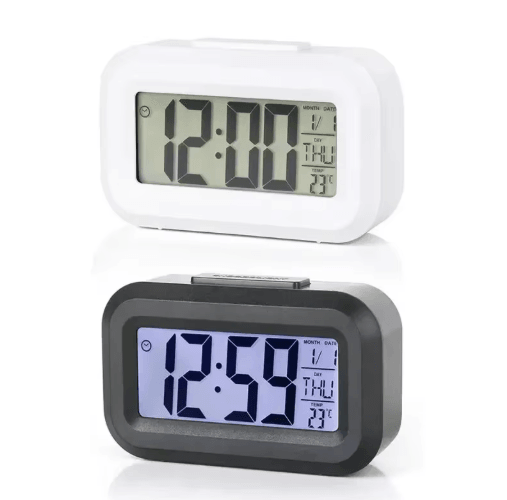 Time Glow LED Digital Alarm Clock Multi Function Backlit Calendar Desk Clock