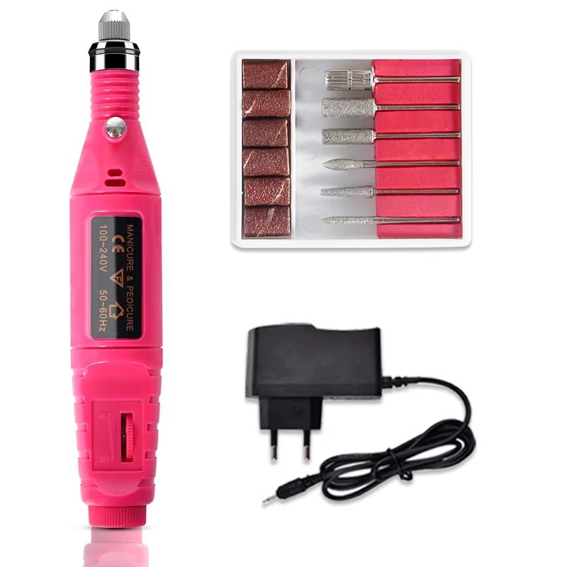 Gel Nail Polish Kit with UV Nail Lamp & Electric Drill – Complete Soak Off Gel Nail Kit with Base & Top Coat