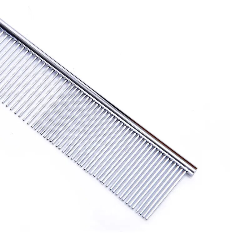 Stainless Steel Pet Grooming Comb: Remove Pet Hair Easily