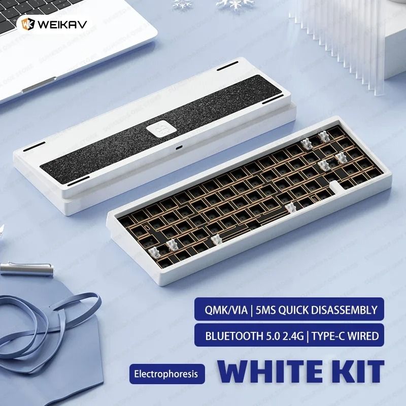Lucky65 V2 65 Keys Mechanical Keyboard with Aluminum Case RGB Lighting and Hot Swappable Switches