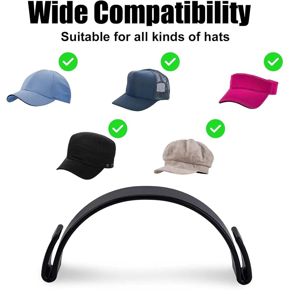 2pcs Hat Brim Bender Tool No Steam Adjustable Cap Curve Shaper