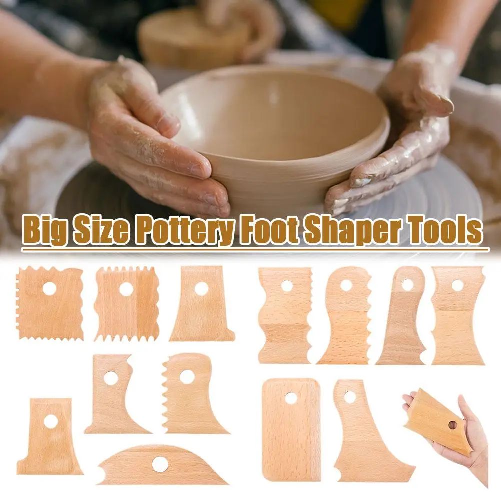 ProForm Pottery Trimming Tools - 7-Piece Pottery Rib Set for Precise Ceramic Shaping