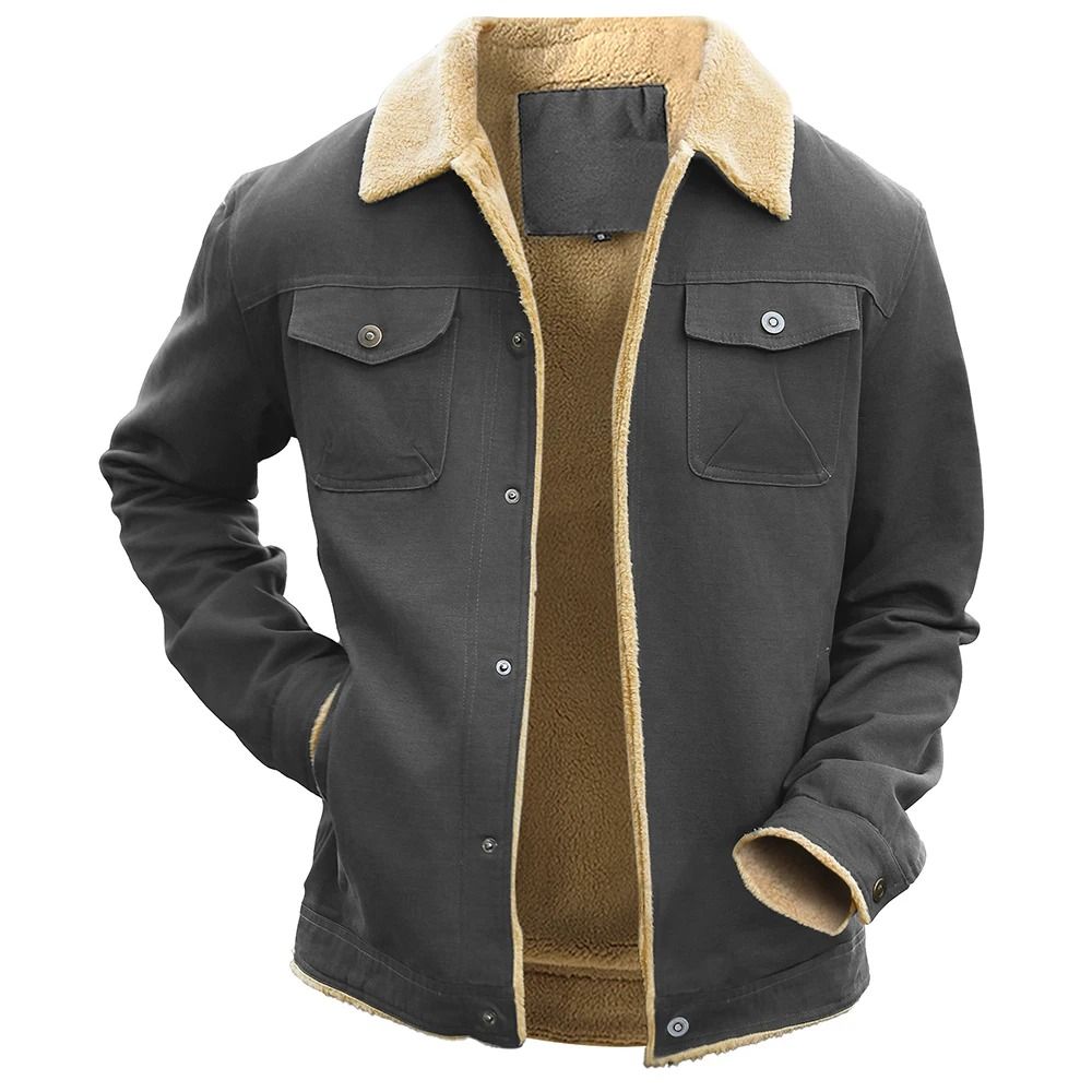 Mens Waterproof Winter Jacket | Thermal Fleece-Lined Outerwear