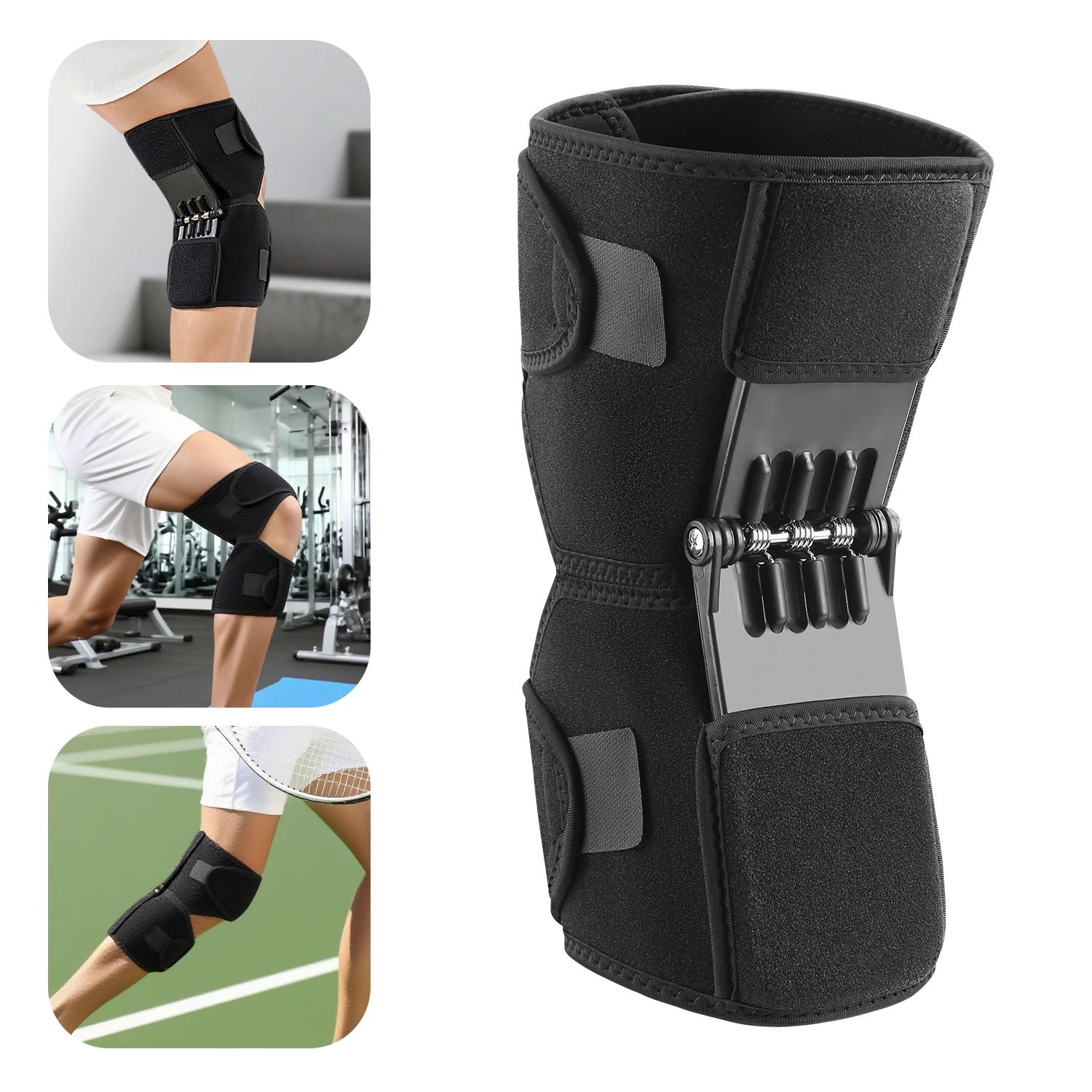 Knee Joint Booster Support Brace – Outdoor Mountaineering & Patella Protection Leg Assist