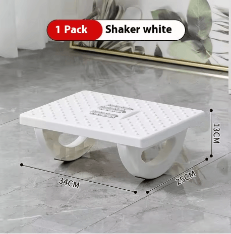 Portable Ergonomic Under Desk Footrest with Massage Rollers Comfort Foot Stool for Home and Office