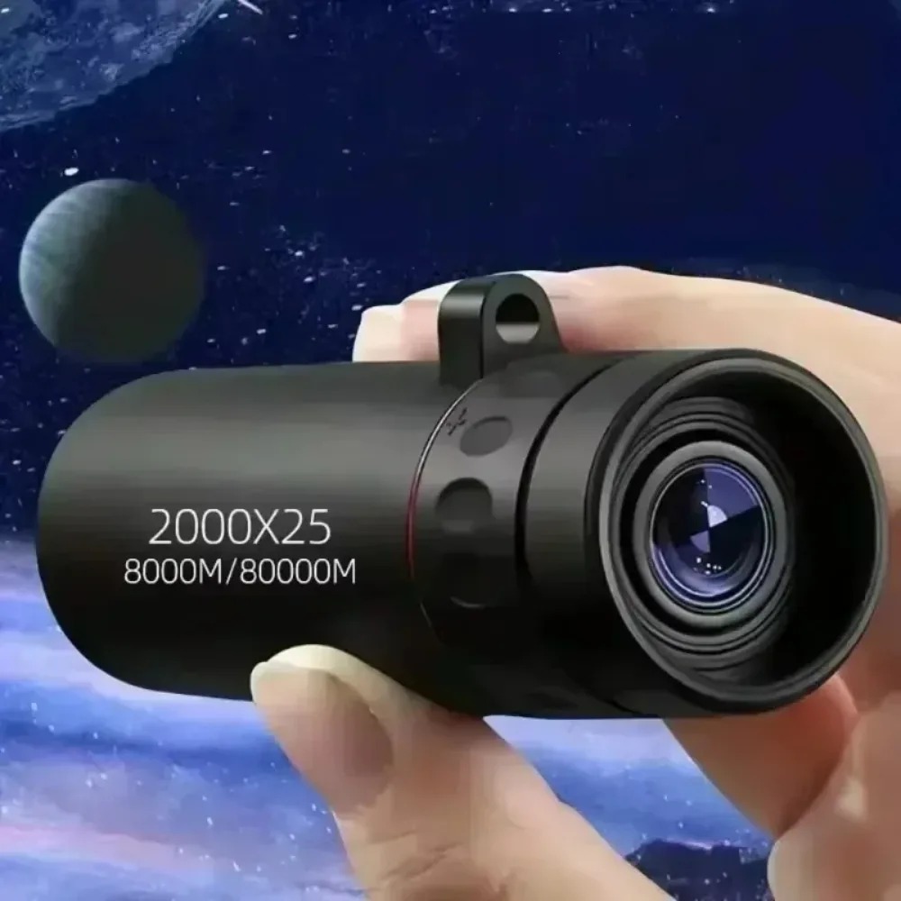 Monocular Telescope Mini Portable Mobile Phone Telescope with Holder, Camping, Hunting, Bird Watching Telescope