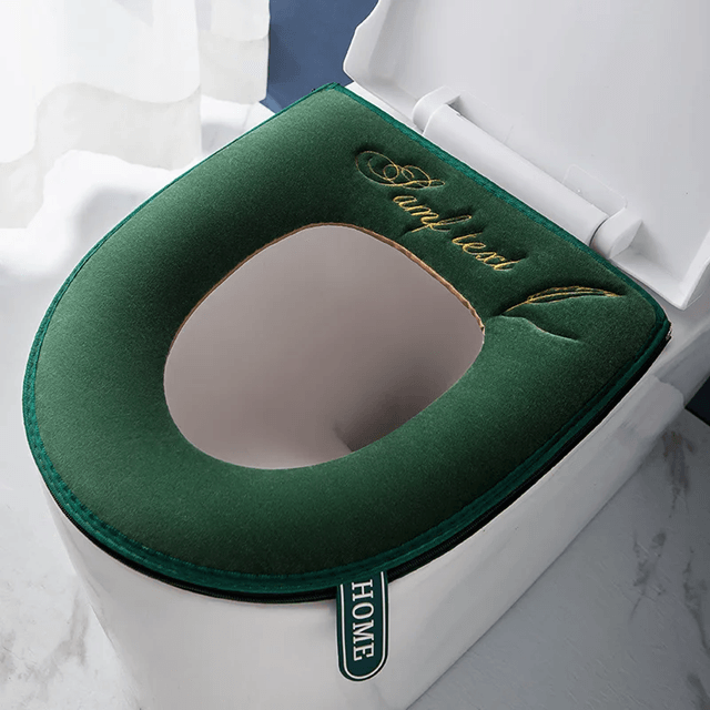 Warm Velvet Toilet Seat Cover