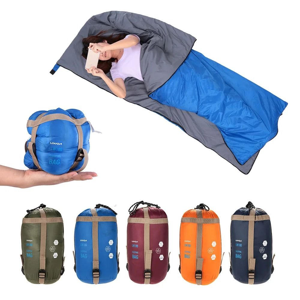 Lixada Ultralight Envelope Sleeping Bag for Camping and Travel