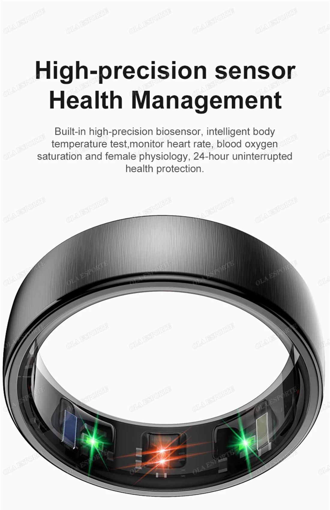 Waterproof Smart Health Ring