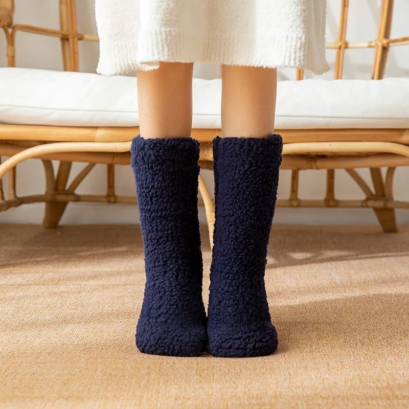 Thickened Thermal Winter Socks with Anti Slip Sole
