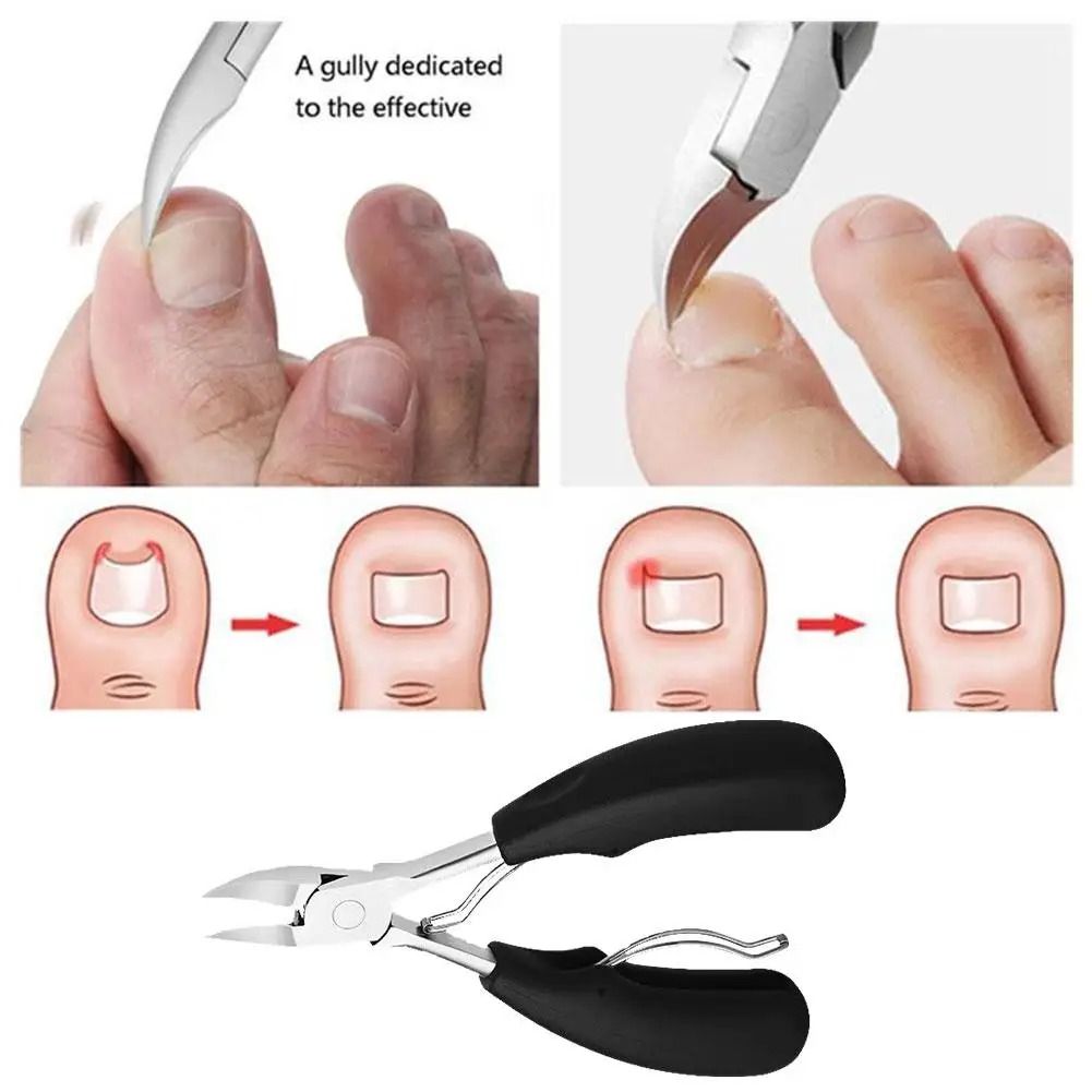 Stainless Steel Dead Skin Nail Clipper Precision Cuticle Nipper with Anti Slip Handle