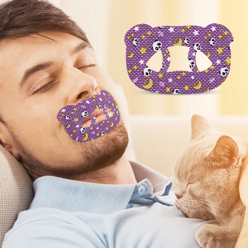 Anti-Snoring Stickers, Children Adult Sleep Breathing Patch, Mouth Correction Orthosis for Night Lip Nose