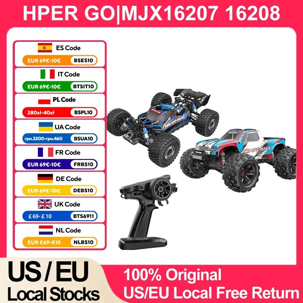 MJX 16207 Hyper GO 1 16 Scale Brushless RC Car