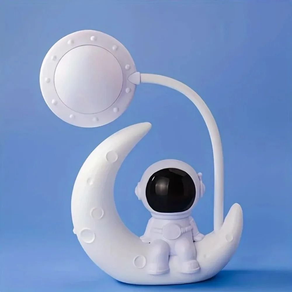 Astronaut Moon LED Night Light for Bedroom and Home Decor