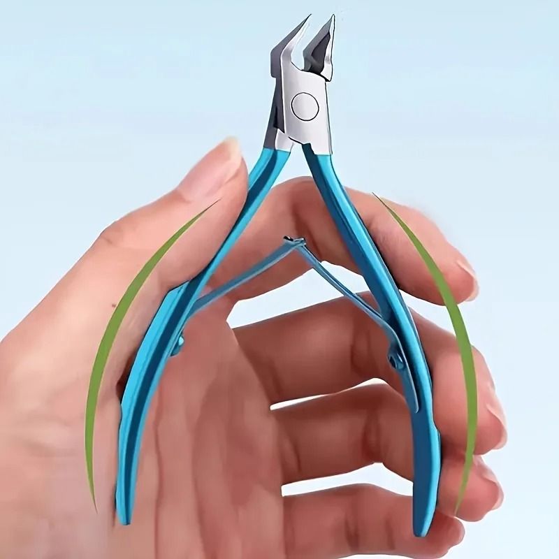 Straight Blade Toenail Clipper for Ingrown and Thick Nails Stainless Steel