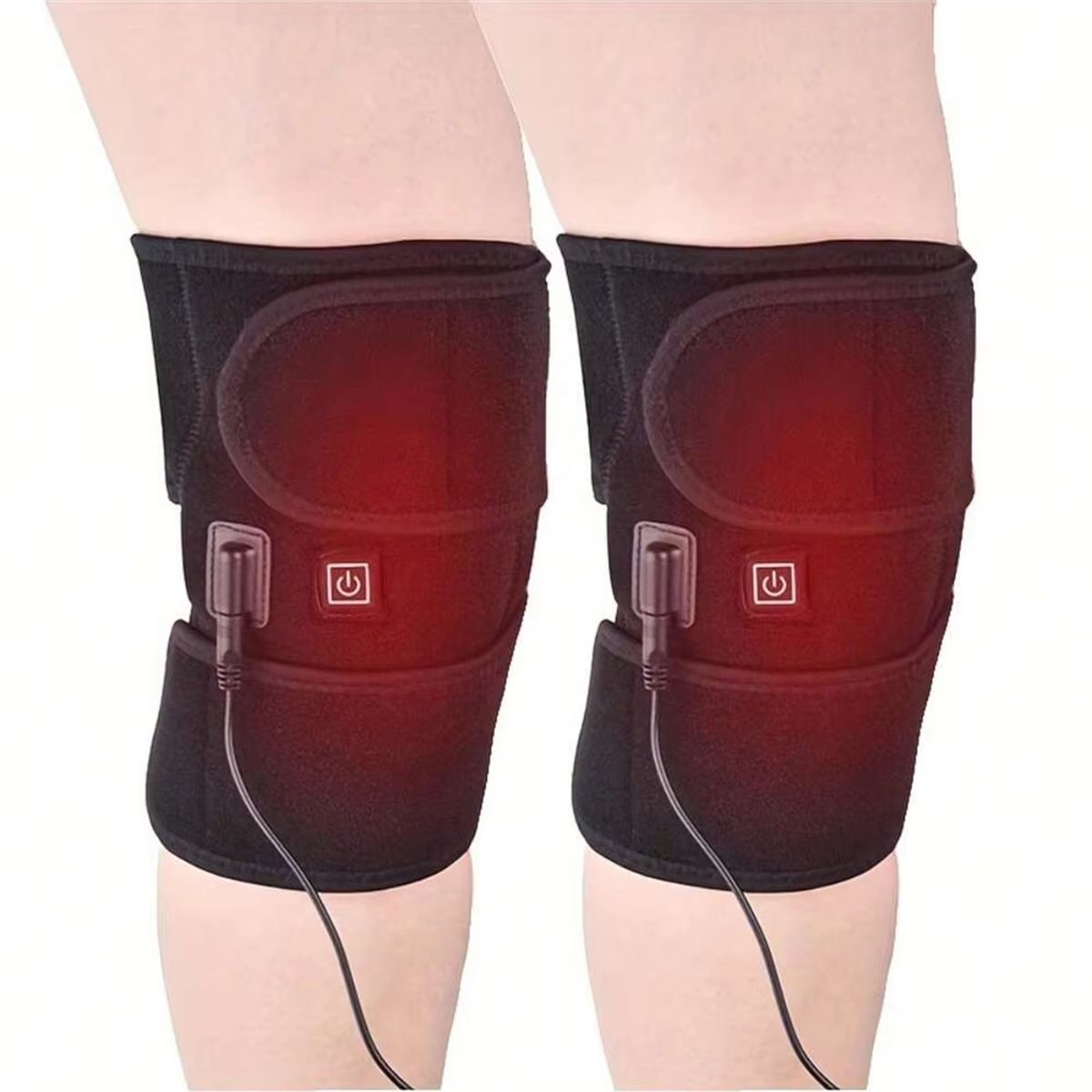 ThermaVibe Heated Knee Massager with Vibration Therapy