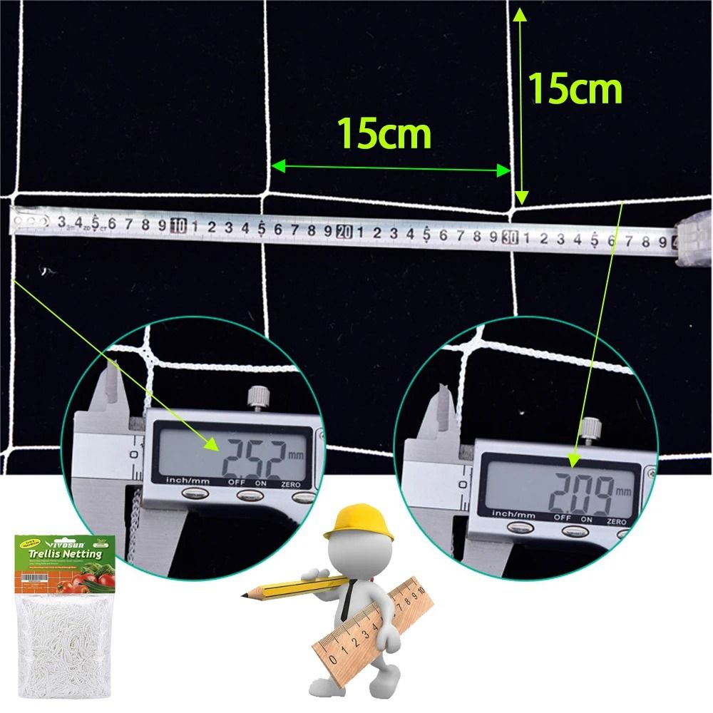 Garden Climbing Net Trellis Netting Heavy-Duty Plant Support Stand for Flowers and Vegetables