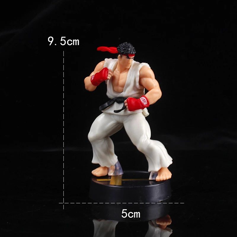Anime Ken Masters Action Figure PVC Street Fighter Game Doll