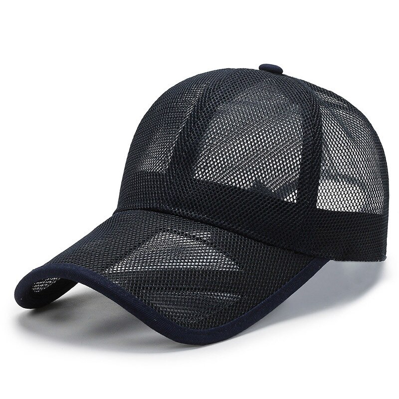 Breathable Mesh Summer Hat for Men and Women – Openwork Brim Sports Sunscreen Baseball Cap