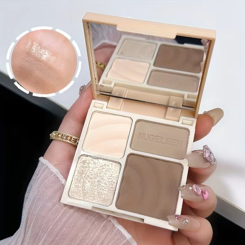 Matte Face Contour and Bronzer Palette – Long Lasting Shading & Highlight Powder