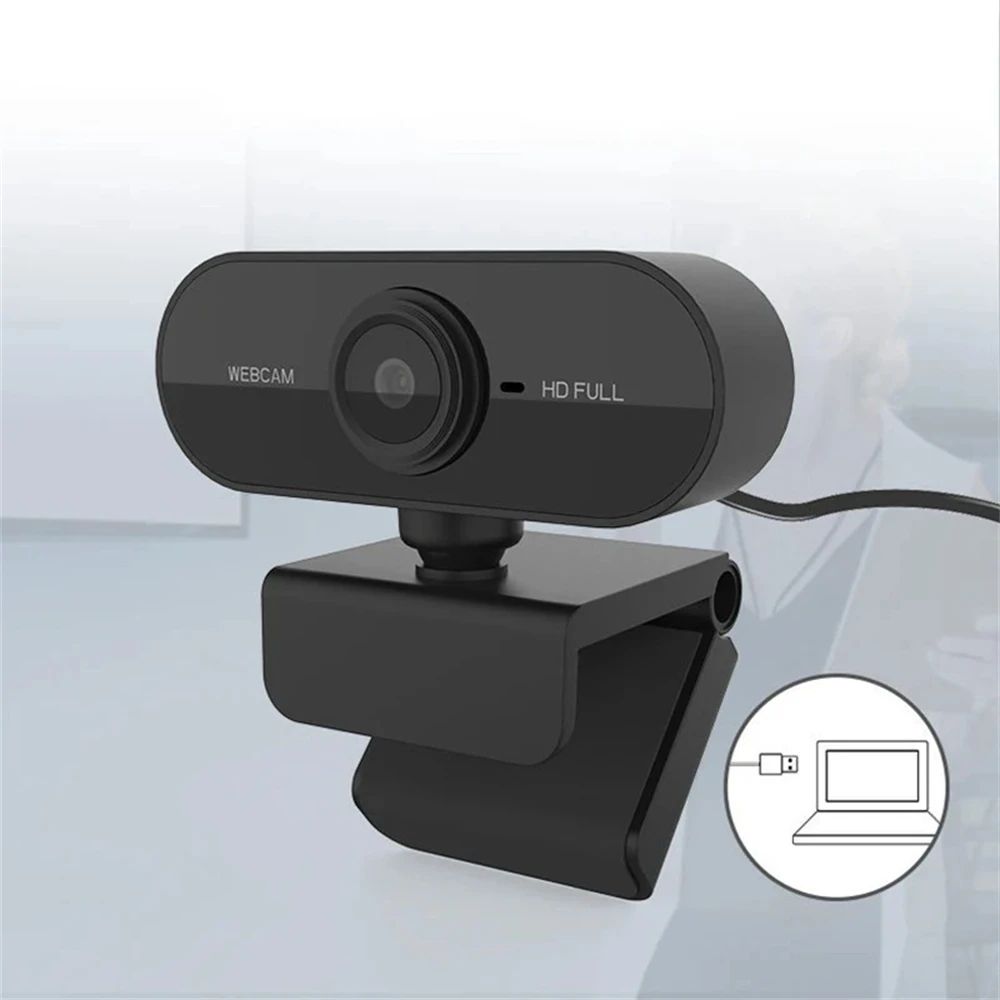 ClearView 2K HD Webcam with Microphone – USB Web Camera for Laptop & Desktop