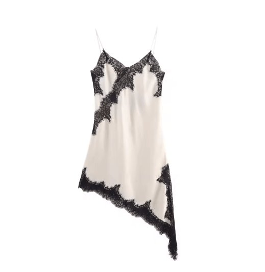 Womens Lace Backless Midi Dress Y2K V Neck Cami Party & Evening Dress